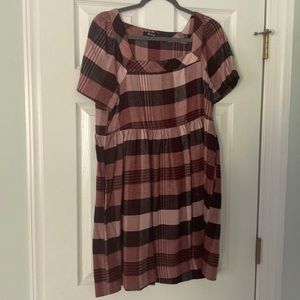 Madewell Flannel Mini Dress